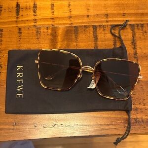 KREWE Tortoise Jolene Sunglasses